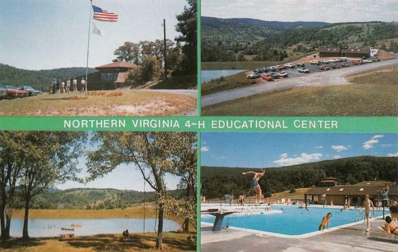 FRONT ROYAL, Virginia   NORTHERN VA 4-H EDUCATIONAL CENTER  Pool~Lake  Postcard 