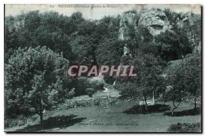 Old Postcard Mayenne Saulges Cave Rochefort