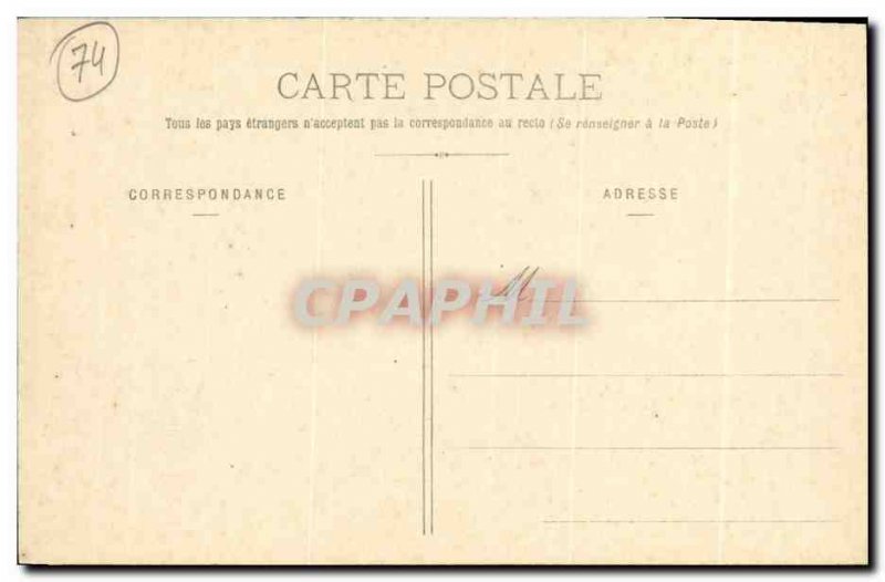 Old Postcard Tram Annecy has Thones Route des Aravis La Clusaz