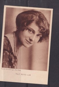 TILLY RUYS-LUS, DUTCH ACTRESS, c1930 ppc., unused.