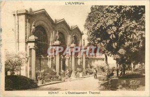 Old Postcard Royat Spa Establishment