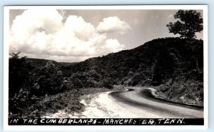 2 RPPC Postcards MANCHESTER, Tennessee TN ~ Gateway HIGHLAND RIM Street Scene