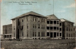 Odd Fellows Old Folks Home, Mattoon IL Vintage Postcard T56