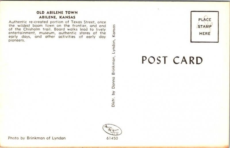 Abilene Old Town Kansas - Welcome To Postcard