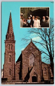 Saint Mary's Church Newport Rhode Island RI Religious Building Landmark Postcard