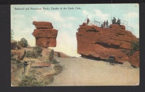 Colorado Balanced and Steamboat Rocks, Garden of the Gods pm1910 ~ DB
