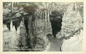 Lehman Caves National Monument Pearly Gates 1950s RPPC Nevada Postcard 5764