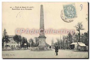 Postcard From Old Foret Senart Rond Point De La Pyramide