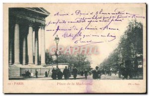 Paris Postcard Old Place de la Madeleine