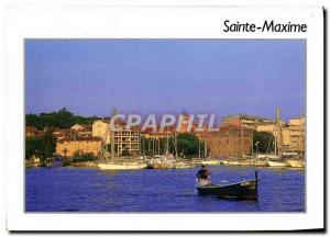 Postcard Moderne Saint Maxime Sur Mer harbor