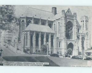 Texaco Gas Station Beside Grace Cathedral San Francisco California CA hs4072