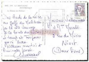 Old Postcard Brittany Picturesque La Maison du Pecheur