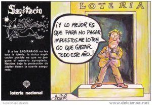 Advertising Loteria Nacional Spain Sagitario