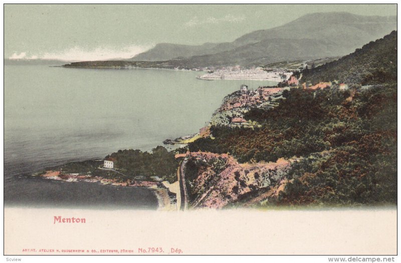 Panorama, MENTON (Alpes Maritimes), France, 1900-1910s