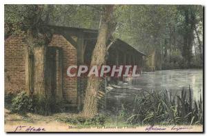 Old Postcard Montgeron The Lavoirs on the Yerres