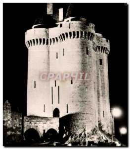 Old Postcard Saint Servan Solider Tower ILLUMINATED