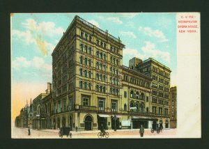 Metropolitian Opera House New York Glitter Postcard