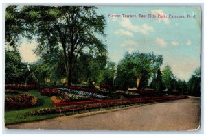 1908 Flower Terrace East Side Park Paterson New Jersey NJ Antique Postcard