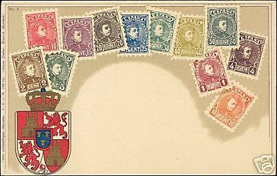 Switzerland, STAMP Postcard, Coat of Arms (ca. 1910)