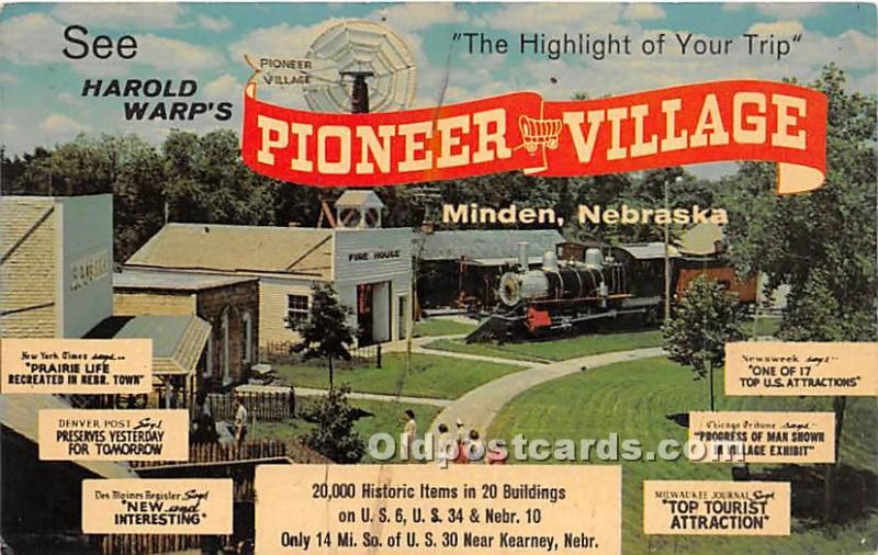 Harold Warp's Pioneer Village Minden, Nebraska, NE, USA Unused 