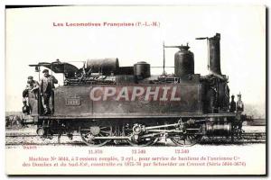 Postcard Old Train Locomotive 5644 Machine