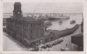 FERRY BUILDING AND SHIPPING  AUCKLAND NEW ZEALAND