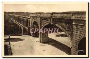 Old Postcard Montpellier L & # 39Aqueduc Saint Clement