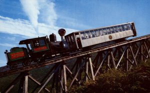 USA Mt. Washington Cog Railway New Hampshire Train Postcard08.68