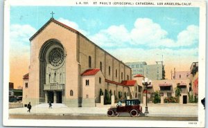 Postcard - St. Paul's (Episcopal) Cathedral, Los Angeles, California 