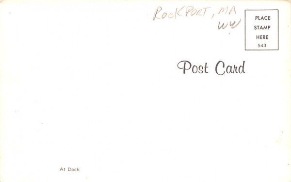 At Dock in Rockport, MA