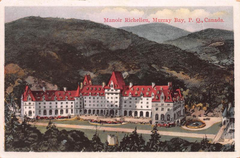 Manoir Richeliew, Murray Bay, Quebec, Canada,  Early Postcard, Unused