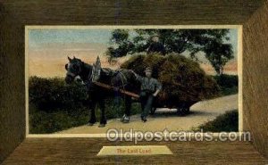 The Last Load Farming 1909 light wear postal used 1909