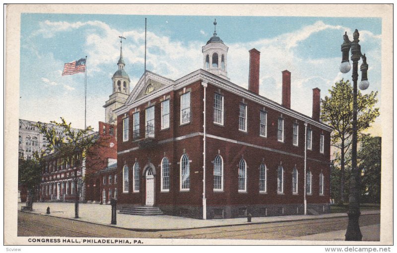 Congress Hall, Philadelphia, Penssylvania, 10-20s