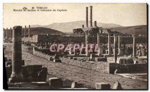 Old Postcard Timgad On Sertius and Capitol Columns