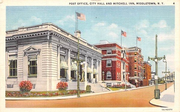 Post Office in Middletown, New York