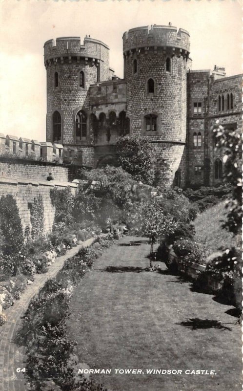 uk52092 norman tower windsor castle real photo uk