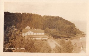 Lutsen Minnesota Birds Eye View Real Photo Vintage Postcard AA44071