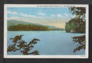 The Island,Schroon Lake,Adirondack,NY Postcard 