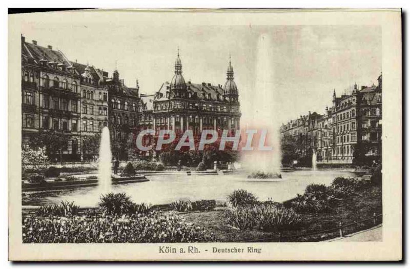 Old Postcard Koln A Rh Deutscher Ring