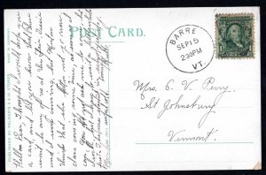 NH ROCHESTER Gaffney Home Pub Palmer's 5 & 10 Stores postally used - DB