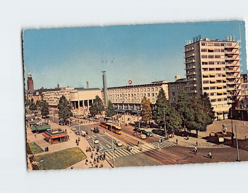 Postcard Coolsingel Boulevard Rotterdam Netherlands