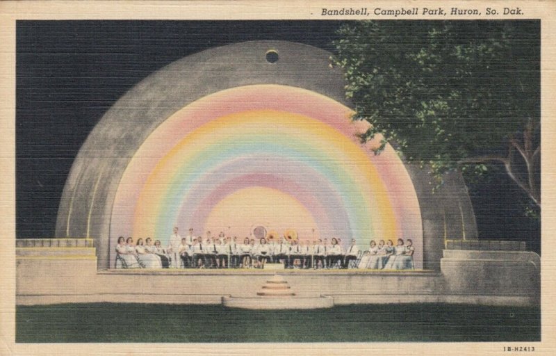 HURON , South Dakota, 1930-40s; Bandshell, Campbell Park