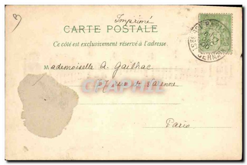 Postcard Old Map Transparent Paris Exposition Universelle 1900 Esplanade des ...