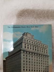 Antique Postcard, The Ambassador Hotel, New York City