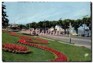 Postcard Modern Baens Evian Les Jardins de Buvette Cachat