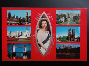 H.M. Queen Elizabeth ll Silver Jubilee Celebration Postcard c1977 - PLX9969