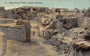 Hopi Indian Pueblo Oraibi, Arizona USA Unused 