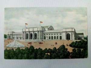 Vintage Postcard 1910's Union Station Washington D.C. Railroad Station