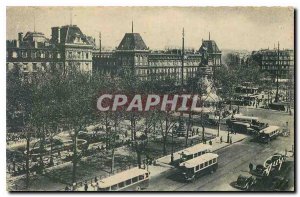 Old Postcard Paris and Place Wonders of the Republic