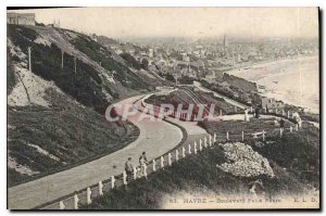 Postcard Old Harbor Boulevard Felix Faure